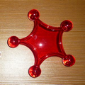 Plastic Star-shaped Five Points Handheld Manual Mini Massager